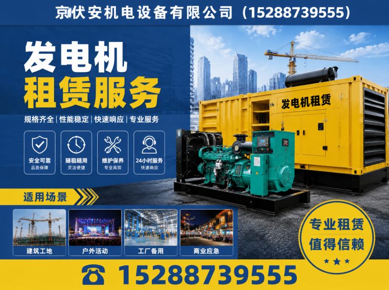 承德柴油发电机组出租展示图